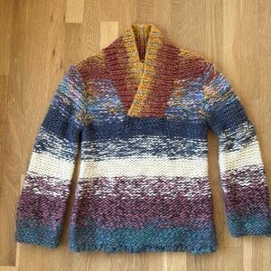 Anthropologie Sleeping On Snow Alpine Chunky Sweater Pullover